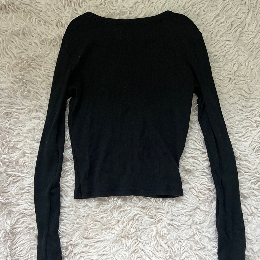 Universal Threads basic black long sleeve top